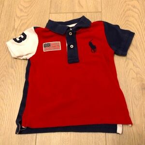 Polo by Ralph Lauren Kids Red and Blue Polo Shirt